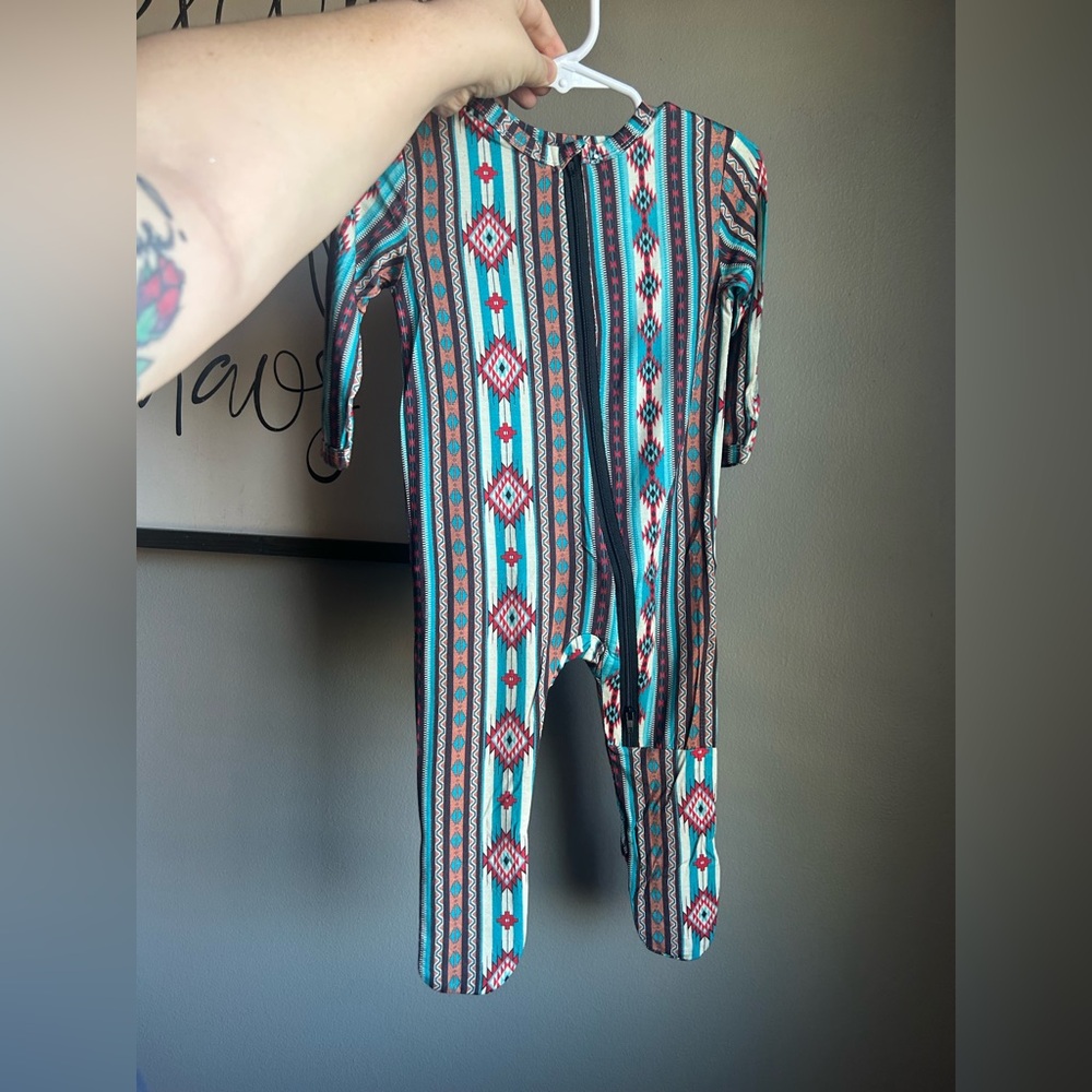 Western footie pajamas